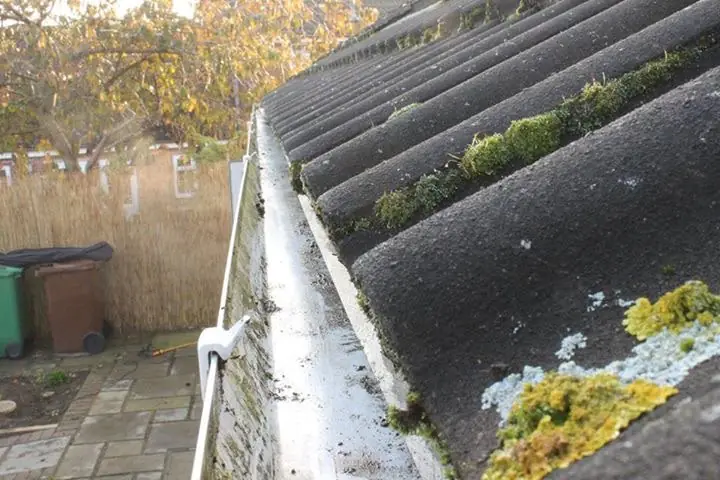 Gutter cleaning by Geyserclean in Milton Keynes, after treatment