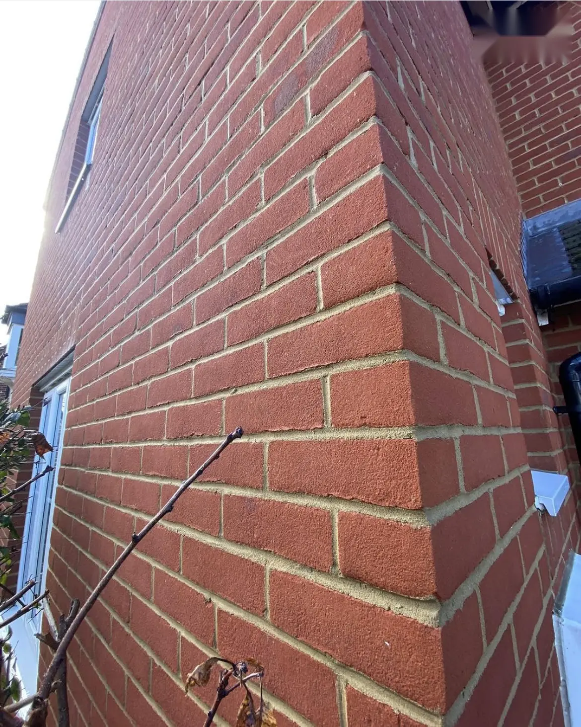 Ivy and tendril removal by Geyserclean in Milton Keynes, after treatment